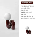 Axyaa Nordic Red Modern Children's Bedroom Bedside Soft Decoration Light Luxury Table
