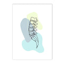 Axyaa Human Anatomy Skeleton Canvas Wall Art for Medical Office Decor