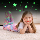 Axyaa Glowing Mermaid Tail Blanket: Plush Wearable Blanket for Teen Girls, Unicorn Sleeping Bag