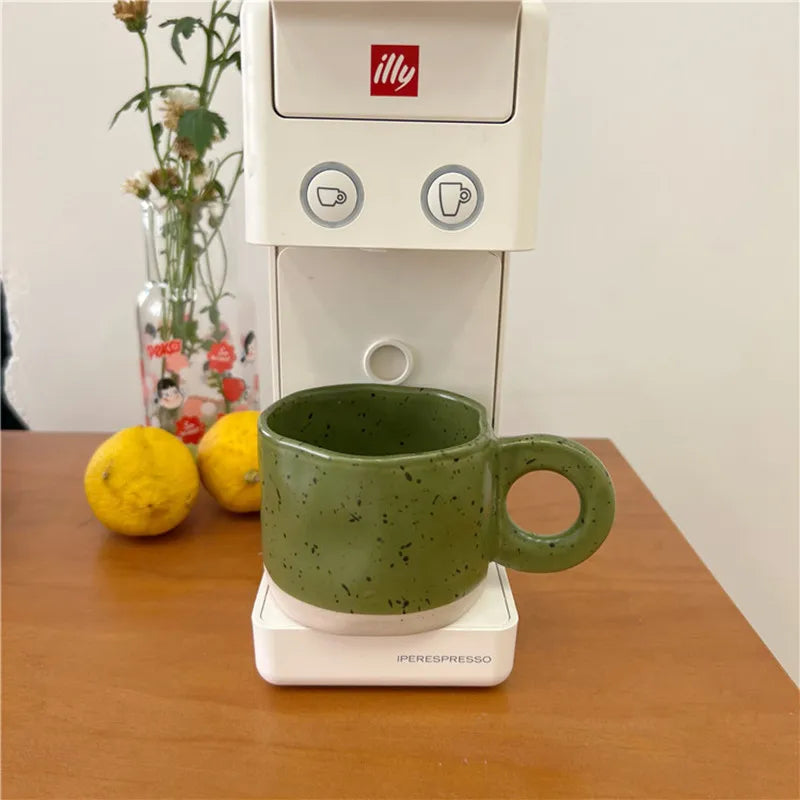Axya™ Ceramic Splash Ink Coffee Mug Set for Couples