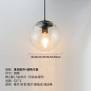 Axyaa Modern Glass Chandelier Gold Silver Amber Glass Suspension Lamp