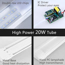 Axyaa LED Tube Light: High Brightness Kitchen Home Bar Lighting Bulb