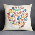 Axyaa Abstract Pillowcase: Sofa Cushion Cover for Living Room & Bedroom