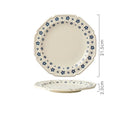 Axyaa Blue Cherry Blossom Ceramic Tableware Set