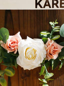 Axyaa Ramadan Festival Wooden Doorplate Wreath Hanging Ornaments