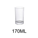 Axyaa Glass Water Cup: Transparent Drinking Glasses for Juice, Beer, and Coffee