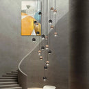 AXYAA LED Pendant Light Chandeliers for Living Room Staircase Modern Home Decor Indoor Lighting