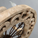 Axyaa Wooden Chandelier: Rustic Country Style for Homes, Hotels & S. Spaces
