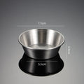 Axyaa Stainless Steel Seasoning Plate Round Salad Ketchup Saucer Dipping Cups