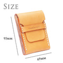 Axya Retro Cowhide Wooden Cigarette Case, High-Grade, Ultra-Thin, Men's Gift