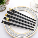 Axyaa Korean & Japanese Alloy Chopsticks Set - Reusable Sushi Sticks Kitchen Tool