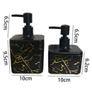 Axyaa Marble Pattern Soap Dispenser with Pump for Bathroom and Kitchen