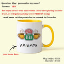 Axyaa Friends Central Perk Mug – 11oz Ceramic Tea Cup, Perfect Gift for Friends