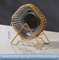 Axyaa Small Fruit Plates Set for Dining Tables - Debris-Free Plastic Storage Bones