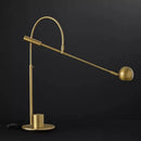 Axyaa Modern Gold LED Desk Lamp for Eye Protection and Home/Hotel Decor
