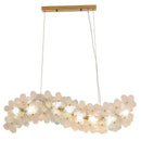Axyaa French Style Crystal Pendant Lights for Dining Room and Bar Counters