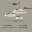 Axyaa Modern Circular Living Room Pendant Light