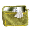 Axyaa Foldable Storage Basket: Cute Baby Diaper Clothes Toys Organizer & Decor