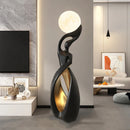 Axyaa LED Floor Lamp, Remote Control Dimming, Modern Minimalist Design for Living Room, Bedroom