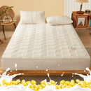 Axyaa Soy Fibre Quilted Mattress Cover in 100% Cotton for Customized Bedding