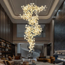 Axyaa Nordic Ginkgo Leaf Chandelier for Modern Luxury Living