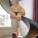 Axyaa Bamboo Wabi Sabi Pendant Light Elegance for Tea Room, Bedroom, Hotpot Restaurant