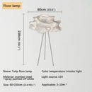 Axyaa Tulip Flowers LED Table Lamp - Modern Nordic Bedroom Decor