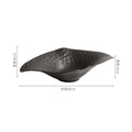 Axyaa Ceramic Sashimi Plate Salmon Dry Ice Seafood Display Molecular Cuisine Plate