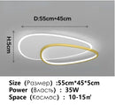 Axyaa Modern LED Ceiling Light for Living Room Kitchen Bedroom Hallway Balcony