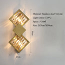 Axyaa Crystal Wall Lamp for Luxe Living Spaces