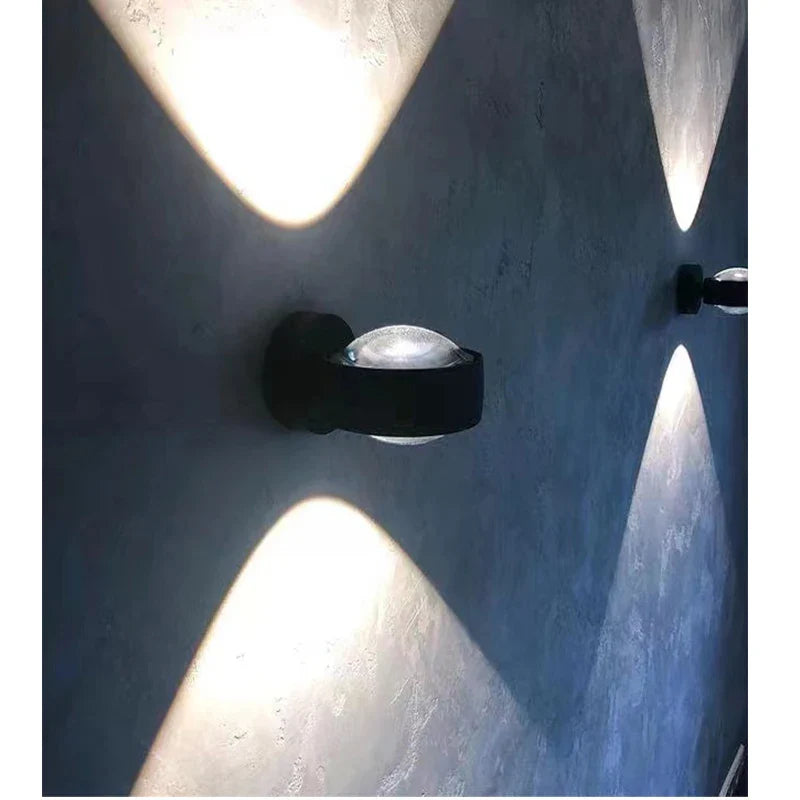 Axyaa LED Projection Wall Lamp for Bedside and Living Room