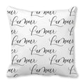 Heart Print Pillowcase for Home Decor by Axyaa - Love Cushion Cover