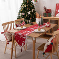 Luxury Jacquard Christmas Table Runner by Axyaa - Festive Home Decor & Bed Flag