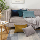 Axyaa Plush Velvet Waist Cushion Cover | Ultra Soft Decorative Pillowcase