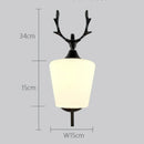 Nordic Deer Head LED Wall Light by Axyaa - Modern Iron Art Home Decor