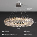 Axyaa Gold Crystal Chandelier: Luxury Lighting for Dining, Living, Bedroom, Kitchen Island