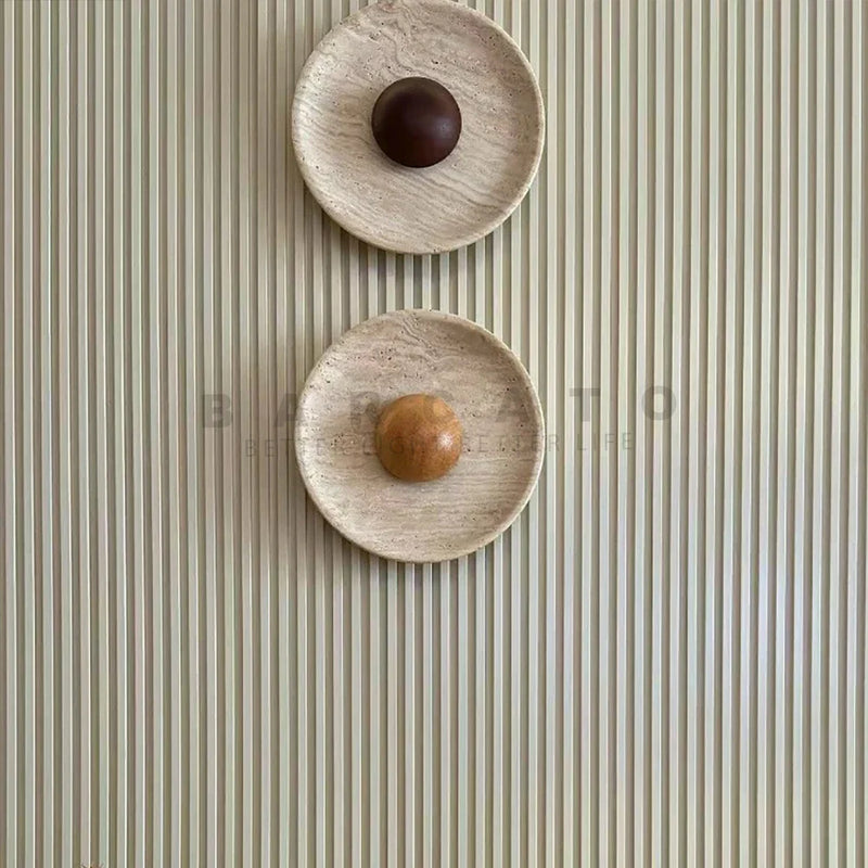 Modern Stone Wood LED Wall Lamp by Axyaa: Personalized Decor for Home Bar, Bedroom, Dining Room