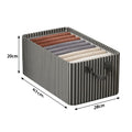 Axyaa Large Capacity Foldable Clothes Storage Box - Metal Frame Wardrobe Organizer