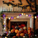 Axyaa Halloween Decorative Lights: Pumpkin Bat Ghost Indoor String Lights for Home Courtyard