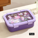 Axyaa Cartoon Plastic Lunch Box & Soup Bowl Set