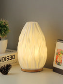 Axyaa French Cream Style 3D Printed Desk Lamp – Bedroom Study Children's Room Boss Lady Lamp