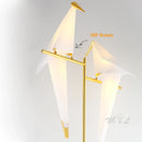 Axya Origami Gold Floor Lamp - Modern Bird Design for Home Décor