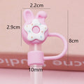 Axyaa Silicone Straw Toppers for Stanley Cup 40 oz Tumbler - Cute Kawaii Straw Covers