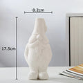 Axyaa Dwarf Shape Ceramic Vase for Flowers - Room Aesthetic Decor and Artificial Flower Arrangement