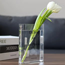 Axyaa Floral Acrylic Book Vase Cultural Home Decor Art Flower Plant Vase