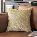 Axyaa 3D Leopard Print Sherpa Pillow Cover 18x18 Inch in Various Colors
