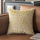 Axyaa 3D Leopard Print Sherpa Pillow Cover 18x18 Inch in Various Colors