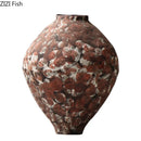Axyaa Abstract Painted Ceramic Vase for Home Decor