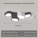 Axyaa Nordic Cube Dimmable Ceiling Light - Modern Wrought Iron Bedroom Lamp