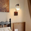 Axyaa Terrazzo Glass LED Wall Lamps Pull Chain Switch Wabi Sabi Mirror Light